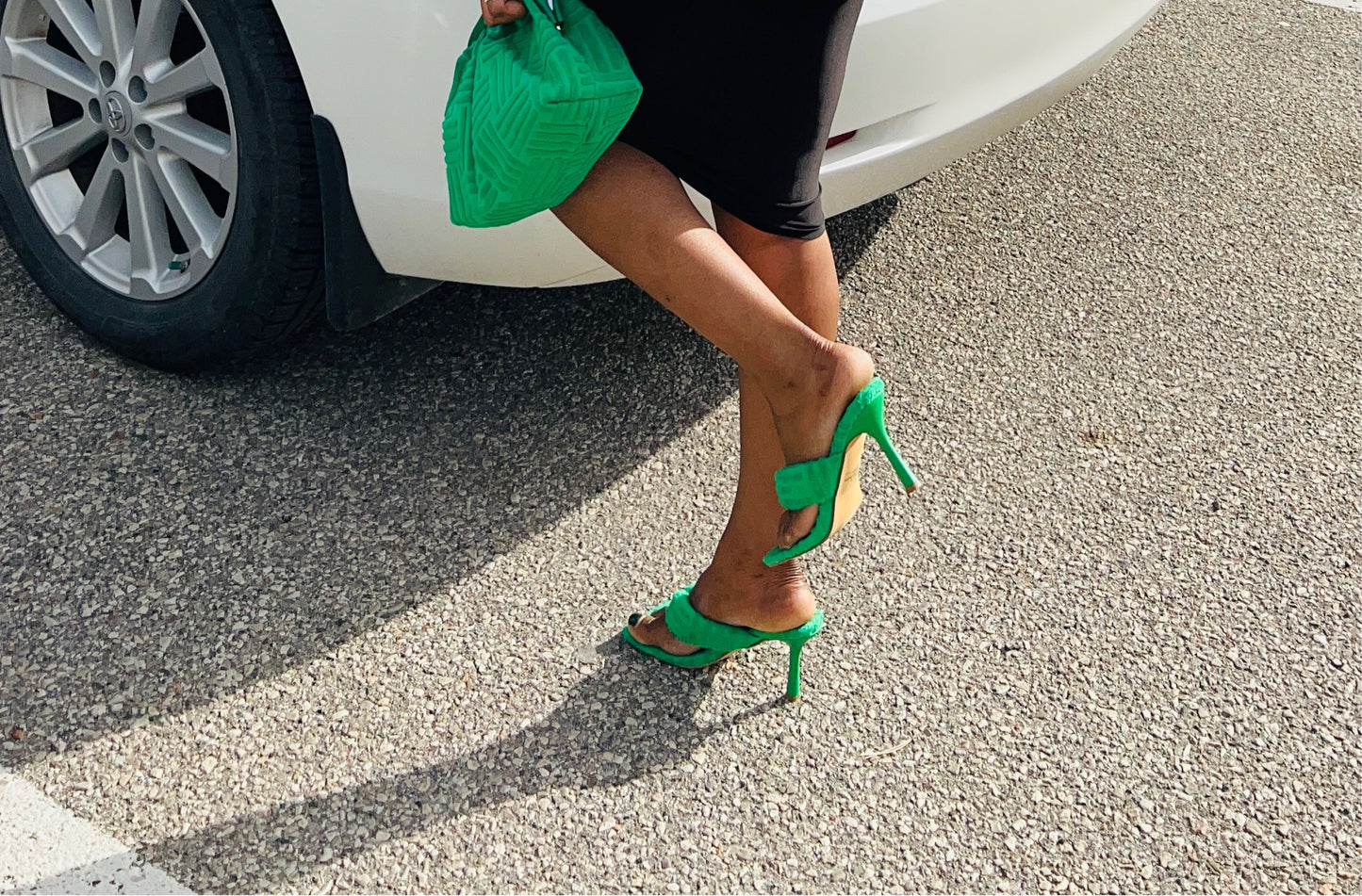 Kelly Green Heels